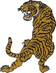 BANGAL Tiger Embroidery SEW Patch 7 INCH Patch (1 PEES) Anywhere ONLY Patch Shirt for REFRENCE F 24