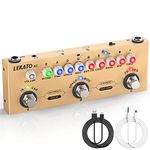 LEKATO Multi Effects Pedal for Acoustic Guitar, with IR Loading 9 AMP Models, Acoustic Multi Effects Processor, Bluetooth 5.0,Recording, Built-in Battery