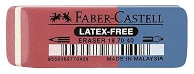 Faber-Castell Miscellaneous 7070-40 Latex-Free Eraser For Ink/Pencil, For Art, Craft, Drawing, Sketching, Home, School, University, Colouring