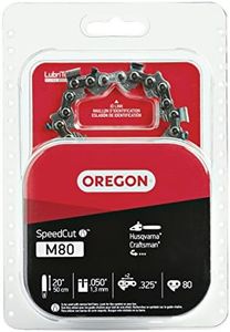 Oregon M80 SpeedCut 20-Inch Chainsaw Chain, Fits Husqvarna, Craftsman Gray