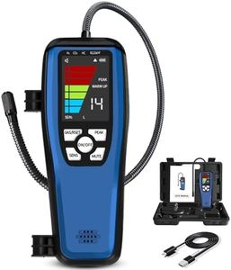 Aprvtio Refrigerant Leak Detector for Heat Pumps, ALD-200 ASHP Freon Leak Detector Battery Powered, Freon Sniffer Automotive Halogen Gas Leak Detector Detect R22, R134a, R415b, R417a