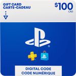 $100 PlayStation Store Gift Card - CANADA [Digital Code]