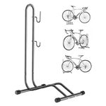 Kegoupdys Bike Stand Freestanding Bicycle Stand Portable Space Saving Bike Storage for Mountain/Road/Kids Bike. Bike Parking for Indoor/Outdoor. 2 IN 1 Bike Rack for Maintenance Stand.