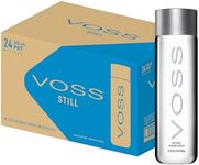VOSS Water Artesian Still Water, 500 ml Plastic Bottles, 405.6 Fl.Oz (Pack of 24)