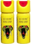 Cobra Magnum EM Pair of Women's Self Defence Stream Pepper Spray (35g, double)