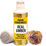 Parag Fragrances Grade 1 Real Amber Purest Natural Attar/Perfume Oil/Fragrance Oil 25Ml (Naturally Processed And Bhapka Distilled Attar) Alcohol Free And Undiluted Version