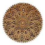 Gloridec Wooden 3D Mandala Wall Decore | Decorative Multi Layered Round Mandala Wall Art, Living Room Wall Hanging | Mandala Wall Art Decor (Round Mandala) (12" X 12" Inch)