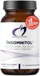 Designs for Health Insomnitol Capsules - Sleep Aid for Adults with Melatonin, L‑Theanine + 5-HTP - Calming Herbs Valerian, Lemon Balm + Passionflower - Vegan + Non-GMO Sleep Supplement (60 Capsules)