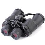 Sagrach Binoculars for Outdoors | Water Resistant Durbin for Camping Sports Events Bird Watching | 8 x 40 Zoom Telescope With Carrying Bag and Neck Strap | Long Range -1000m and Adjustable Lens (Black)