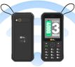 AGM M11 Rugged Feature Phone with Mobile Hotspot, 4G Mobile Phones, Cloud App Support, IP68 & IP69K Waterproof & Drop-Proof, Large Buttons, 4000mAh, Wired Reverse Charging, Dual SIM, for T-Mobile ONLY