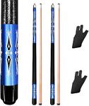 MoyanSuper Set of 2 Pool Cue Stick,58" 2 Piece Maple Billiard Cue Stick