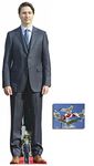 Fan Pack - Justin Trudeau Canadian Prime Minister Lifesize and Mini Cardboard Cutout/Standup - Includes8x10 Star Photo