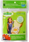 Sesame Street Potty Topper Disposable Stick-in-Place Toilet Seat Covers, 10-Count