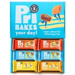 Gluten Free Snacks - Tasty & On-the-Go Oat-Based, Low Calorie, Protein Snacks for Adults - High Fibre, No Sugar, Low Fat Vegan Food with Natural Ingredients - 6-Pack Combo Oaty Pies by Pri Bakes