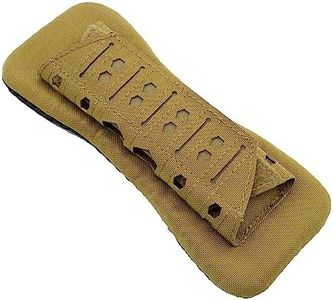 ACEXIER Gilet Tactique bandoulière Pad Sac à Dos Respirant Mesh Coussin Pad Découpe Laser pour Gilet de chasse Sacs à Dos en Plein air (Tan)