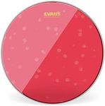 Evans Hydraulic Drum Heads - BD22HR - Bass Drum Head with Layer of Oil - Supresses Unwanted Overtones - Ideal for Rock & Gospel - Red, 22 Inch