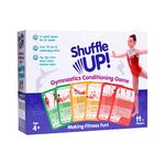 Shuffle Up Gymnastics Games - Family Games with 70+ Fun & Active Fitness Workout Cards for Kids, Gymnastics Equipment for Kids, Gymnastics Gifts for Girls & Boys