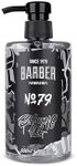 BARBER MARMARA Men's Shaving Gel No. 79 - Men's Shaving Gel Transparent 500 ml - Shaving Gel Men - for a Precise Shave of Beard Contours - Optimal Glide - Cools the Skin - with Pump Dispenser