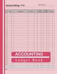 Accounting Ledger Book 3 Column: Income and Expense Log Book for Small Business, Bookkeeping and Personal Finance