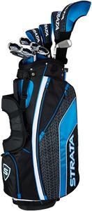 Strata 16-Piece Golf Club Set – Blue, Complete Starter Kit