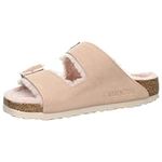 Birkenstock Arizona Sherling Womens Light Rose Slippers-UK 7 / EU 40