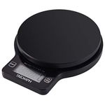 Triomph Digital Kitchen Scale, High Accuracy Multifunction Food Scale, Cooking Scale with 0.1oz/ 1 g Increment, 11 lb/5 kg Capacity, Black (Batteries Included)