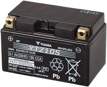 Yuasa YTZ10S Hochleistung Wartungsfreie Batterie, 12V, 150mm x 87mm x 93mm