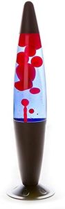 MDI Australia Peace Motion Lamp with Black Base Red Magma in Blue Liquid, 40 cm