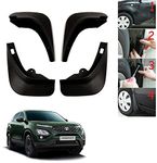 Auto Addict Car Mud Flaps Splash Guards (O.E Type Custom,4 pcs) for Tata Harrier H5X