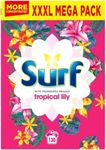 Surf Tropical Cleaning Fabric Washing Powder Biological Solution Tropical Lily Infused with Natural Essential Oil For Fresh and Clean Cold and Hot Washes - 130 Washes