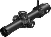 DISCOVEROPT ED-AR 1-8X24 LPVO Rifle Scope with Parallax Adjustment, First Focal Plane Rifle Scope 34mm Tube with Illuminated Reticle, Waterproof Fog-Proof Rugged Tactical Hunting Scope