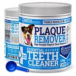 MediPaws® Plaque Off Remover 175g For Dog Teeth & Bad Breath | Just Add To Dog Food - No Need For Toothbrush or Toothpaste | Remove Bad Breath For Cats & Pets