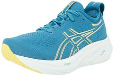 ASICS Mens Gel-Nimbus 26 Evening Teal/Light Mustard Running Shoe - 8 UK (1011B794.402)