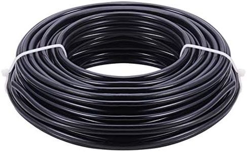 BENECREAT 52 Feet 6 Gauge Aluminum Wire Black Halloween Craft Sculpting Bendable Wire for Bonsai Trees, Floral, Skeleton Making, Home Decors and Other Arts Crafts Making