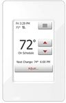 Warmly Yours UDG4-4999 nSpire Touch Thermostat Programmable Class A GFCI with Floor Sensor White