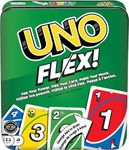 UNO Flex Card Game for Family Night Where Cards Change Color When Flexed in Collectible Tin Box (Amazon Exclusive)