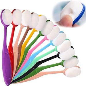 Brosse Maquillage Ovale12 Bâtons Brosse Encre Scrapbooking Artisanat Peinture Outil Papier Artisanat Carte Peinture Brosse