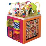 B. Toys Woody - Zany Zoo Wooden Activity Cube - English Version