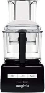 Magimix 5200XL Food Processor | 3.7L BPA-Free Bowl | Quiet & Powerful Motor | Multifunctional 7 in 1 Solution | Black | 18584