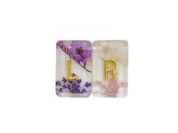 ASVP Shop X-Ray Markers Flower Resin with Lead Letters - Includes Adhesive Strips Your X-Ray Markers - Extra Strength - Reusable & Washable