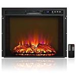 COSTWAY 26-Inch Electric Fireplace 