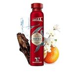 Old Spice Deep Sea Deodorant Body Spray For Men 250 ml, 48H Fresh, 0% Aluminium Salts, Anti-White Marks and Yellow Stains