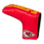 Team Golf NFL Kansas City Chiefs Club Vintage Blade Putter Headcover, Fits Scotty Cameron, Taylormade, Odyssey, Titleist, Ping, Callaway