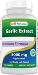 Best Naturals Garlic Extract 5000 mg Equivalent Per Serving- 360 Tablets