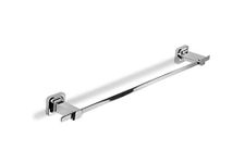 Croydex Flexi-Fix Easy to Fit Shoreditch Towel Rail with Zinc Alloy Construction, Chrome