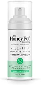 The Honey Pot Company - Feminine Anti-Itch Spray -at Home or On The Go Medicated Spray to Relieve Itch and Irritation. Maximum Strength - 2.71 fl. Oz.