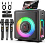 Karaoke Machine with 3 Wireless Mic