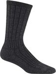 Wigwam Men's Merino/Silk Hiker Heavyweight Crew Socks, Black, Medium