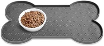 PWTAA Dog Food Mat Anti-Slip Silico