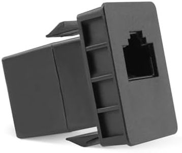 VelvetunVillay Blank Socket Fit for Toyota Prado Hilux Landcruiser, Pluggable RJ45 Model Interface Radio Switch Panel Dash